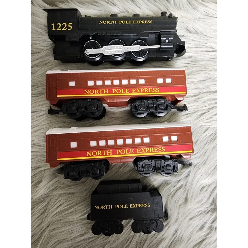 North Pole Express Train Cars (4)‎   by Scientific Toys Ltd.